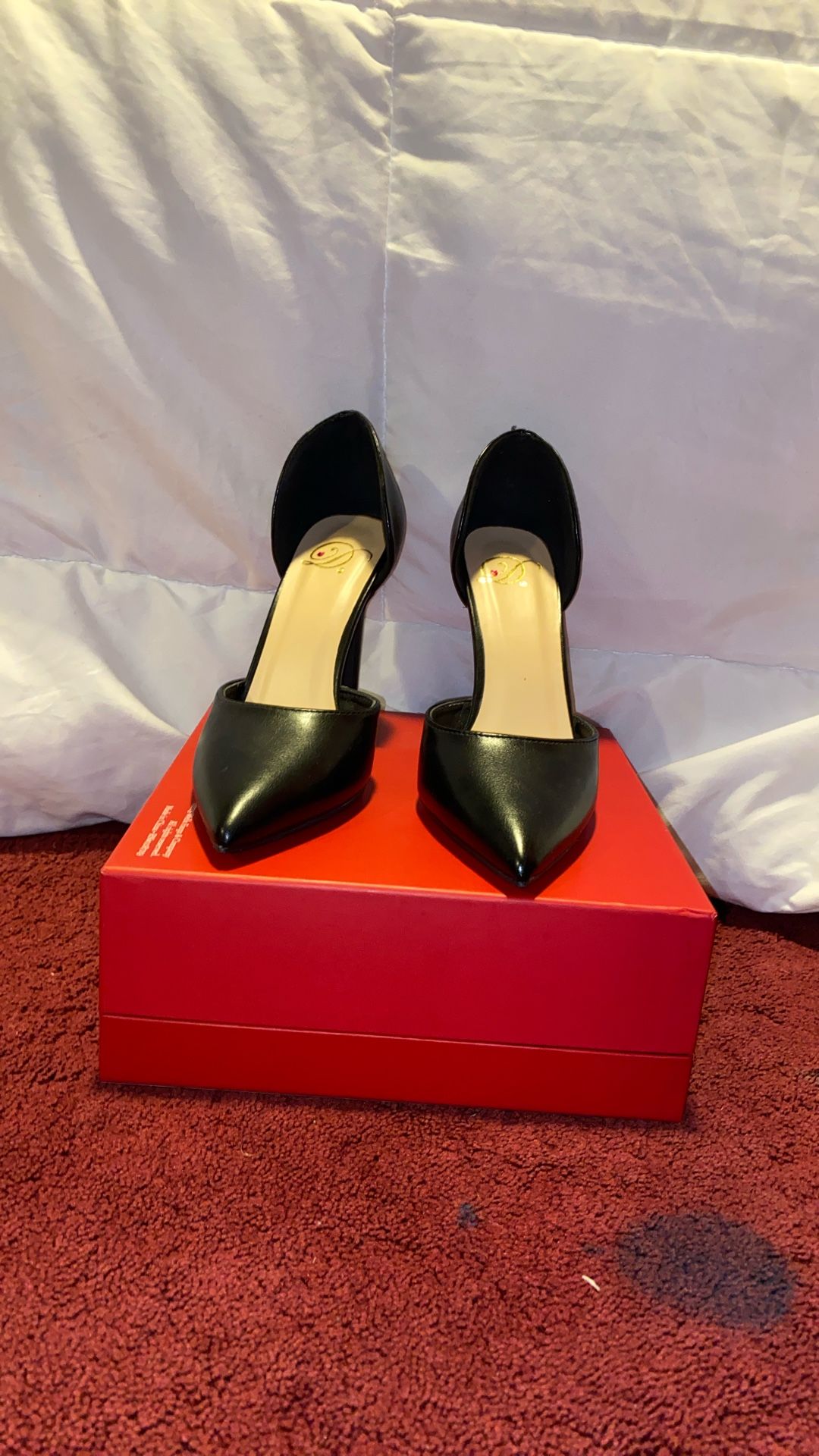 black heels