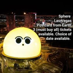 Sphere Postcard From Earth Tickets
