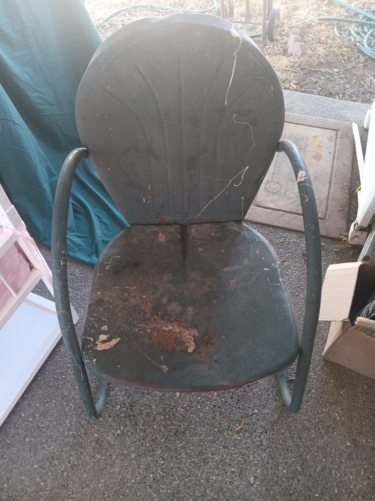 Vintage metal chair