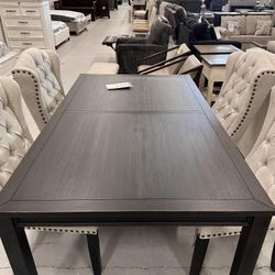 5 Pcs Dining Room Set Dining Table and 4 Chairs 