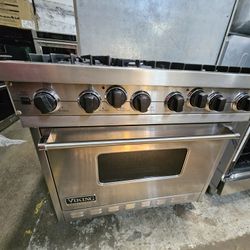 36" VIKING DUAL FUEL RANGE STAINLESS STEEL 