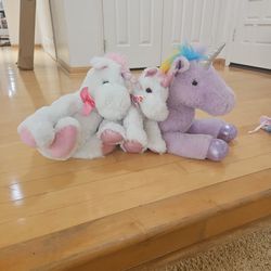 Unicorn Stuffed Animals  Lot