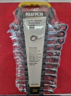 Klutch 12pc Metric Wrenches