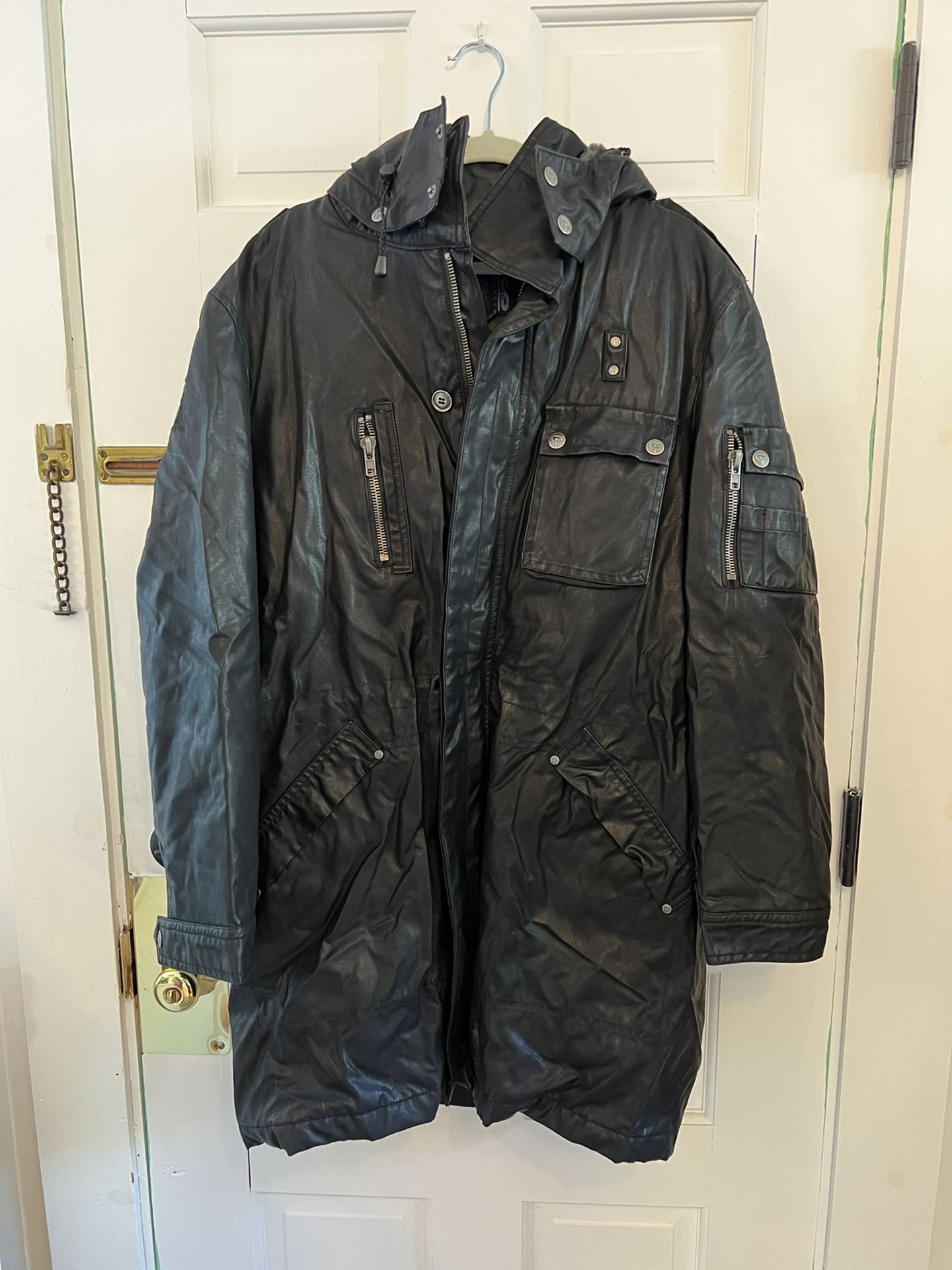 Women’s Black Wax cotton Winter Jacket