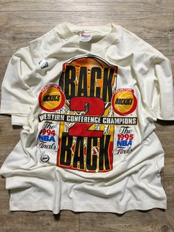 Vintage Houston Rockets Back 2 Back Champions T-Shirt