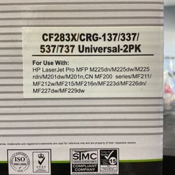 HP Printer Toner CF283X / CRG-137 / 337 / 537 / 737 NEW
