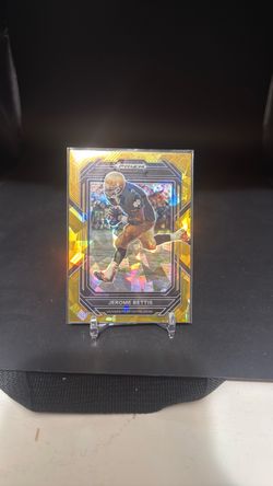 Jerome Bettis Panini Prizm Gold Cracked Ice Card