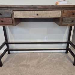 Office Desk -Rustic Tall Desk