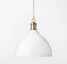 Medium Dome Metal Pendant Brass - Threshold™ designed with Studio McGee