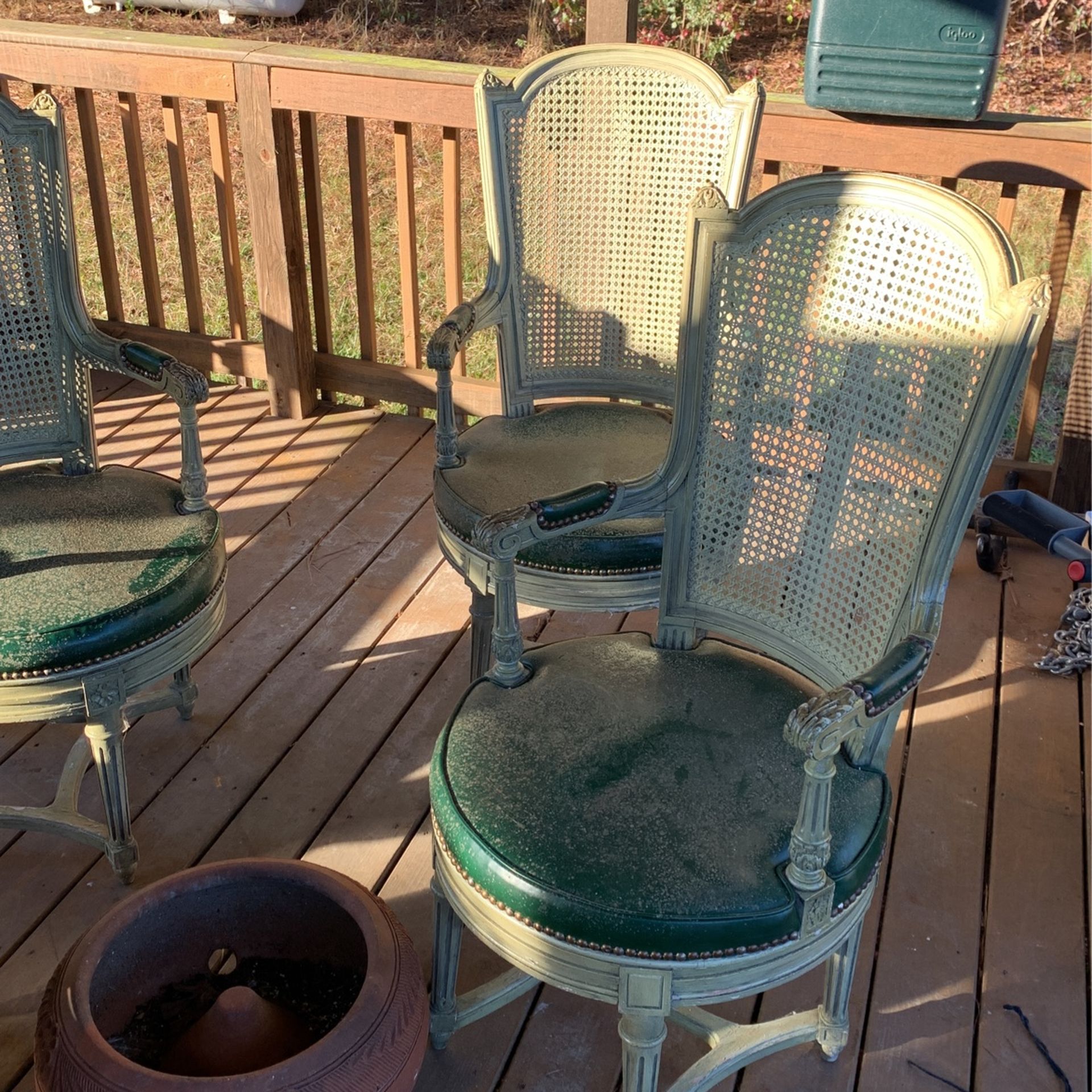 Antique swivel chairs