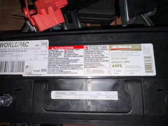 ACDelco Standard Flooded Top Post Battery Group Size 49 850 CCA 130 Minute RC - 49PS