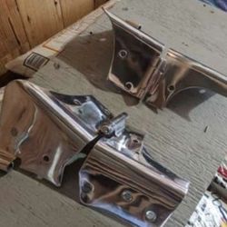 Wrangler TJ Chrome Windshield Brackets Jeep