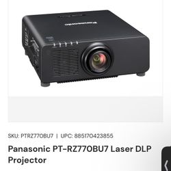Panasonic PT-RZ770BU7 Laser DLP projector 