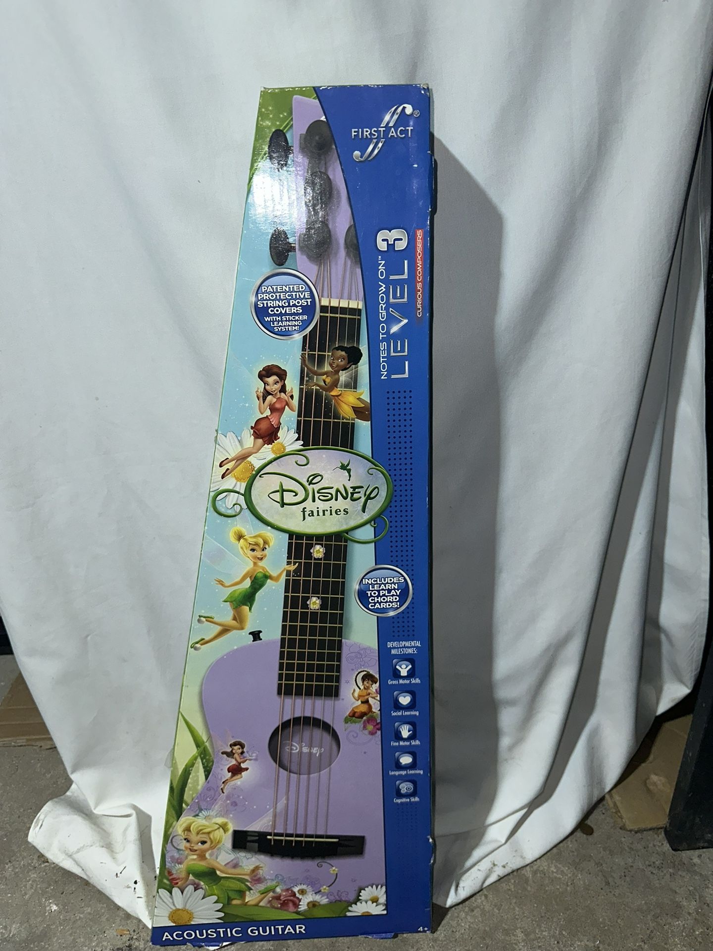 First Act Purple Disney Fairies Guitar