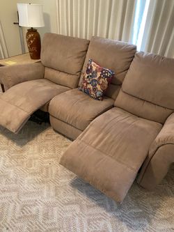 Reclining sofa and chair