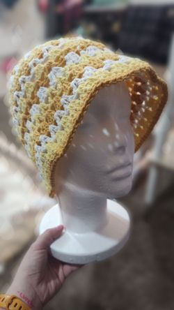 Handmade Crochet Bucket Hat
