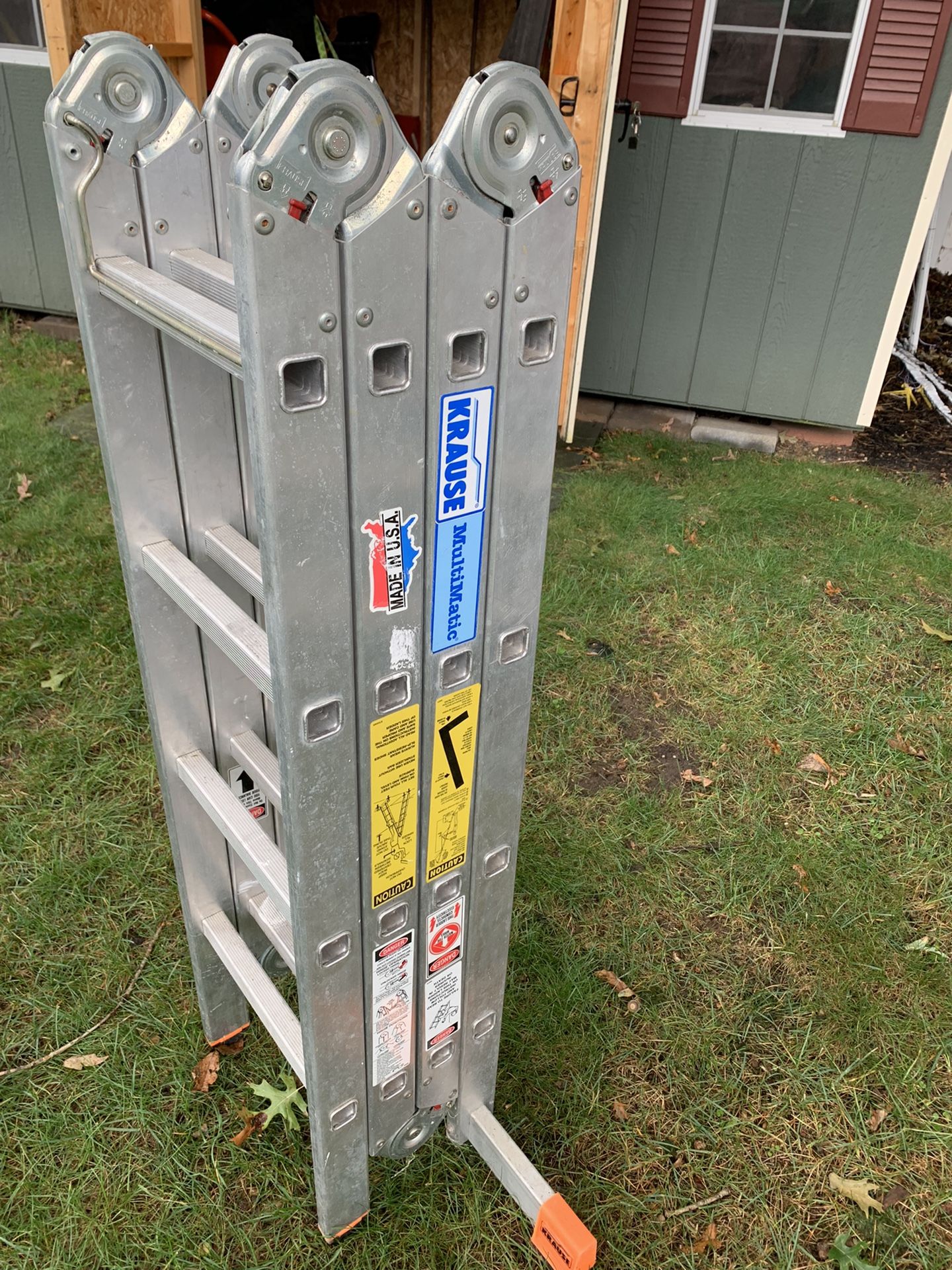 Krause 16 ft folding ladder online