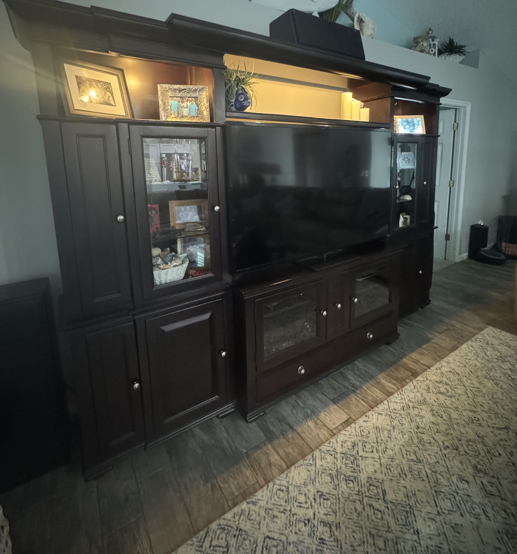 Beautiful- Wall TV unit, Coffee Table And End Table