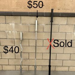 EZ Curl Bar & 5’ Barbell **See Photo For Pricing, FIRM PRICE**