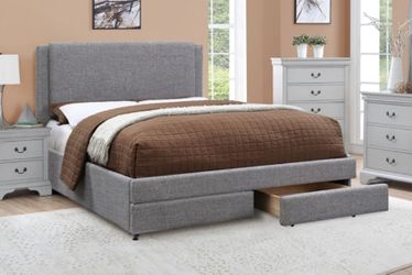 King Size New Storage Bed with Mattresses Sale...