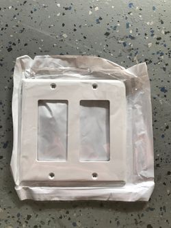Leviton double two gang wall plate