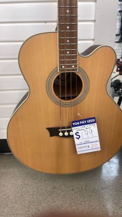 Dean 4-string cutaway acoustic bass