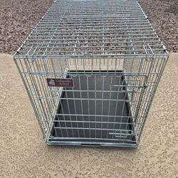 Cage Dog  Collapsible KENNEL Stainless Steel,  21" H ,24" L, 19" W  