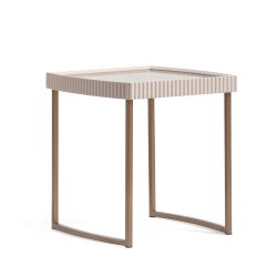 Lisbon Silky Cream Side Table