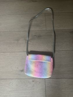 Glitter rainbow purse