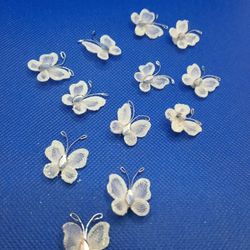Mini White Butterflies