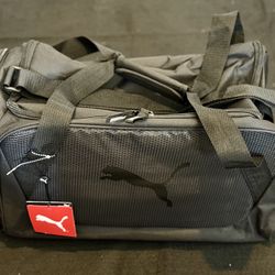 PUMA EVERCAT FORM FACTOR DUFFLE BAG, BLACK HEATHER