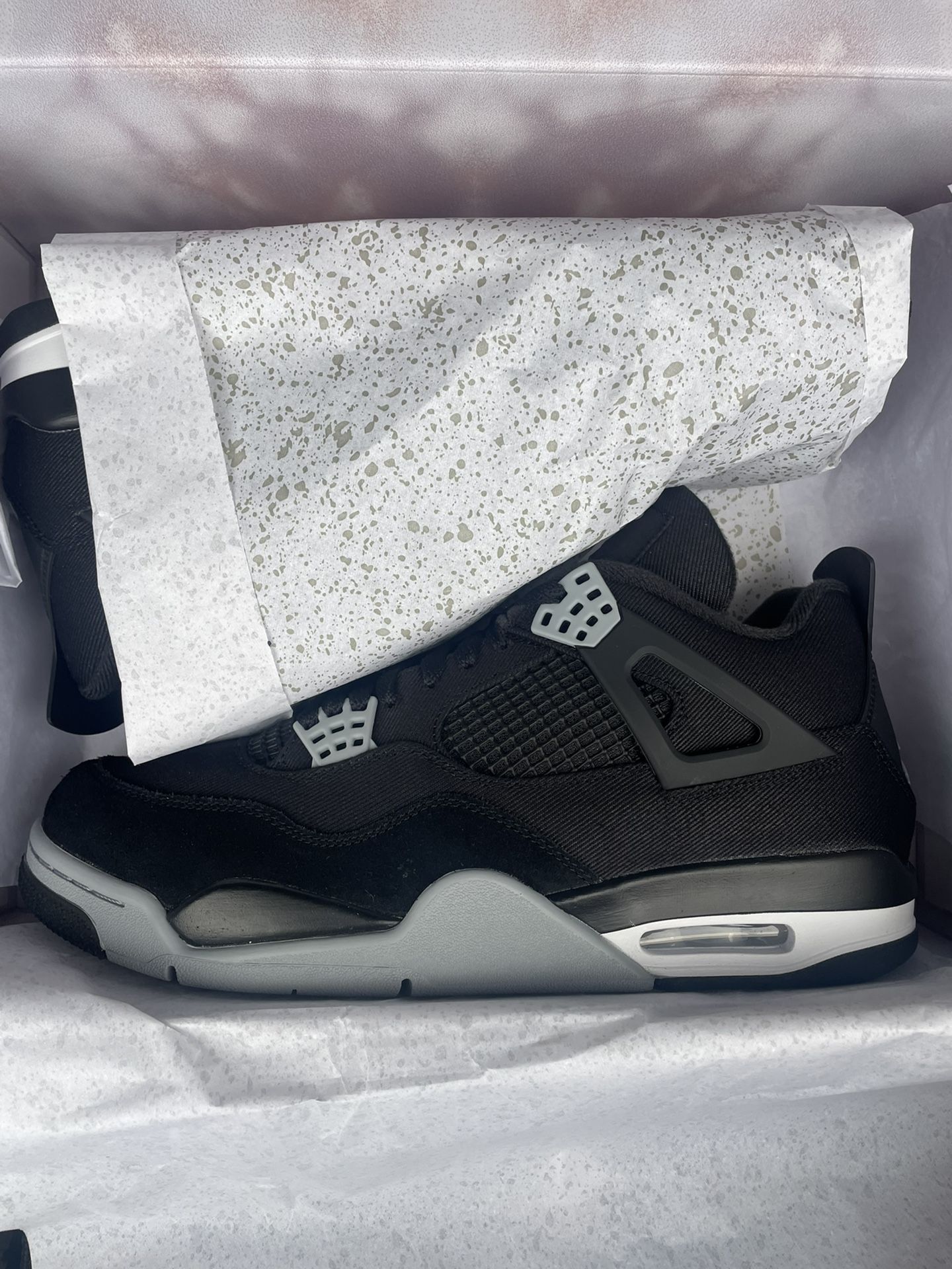 Jordan 4 Retro SE Black Canvas