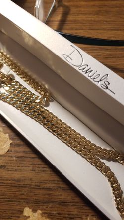 22 inch 14 k gold plated.. over sterling silver