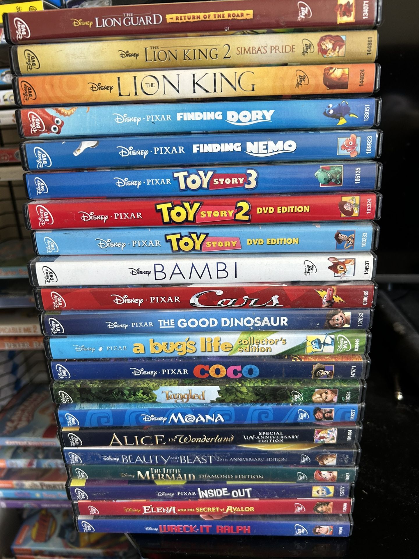 Disney DVDs 