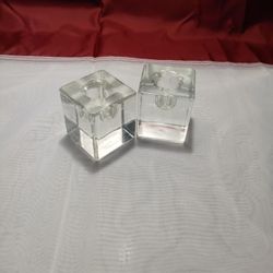 Glass Candle Holders