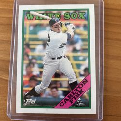 Carlton Fisk Baseball Card 