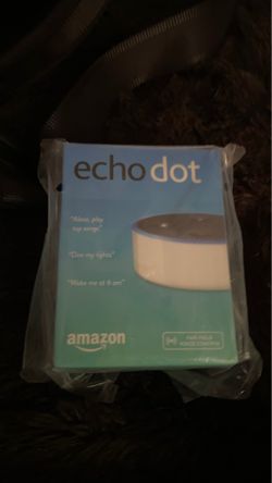Brand new Echo still in wrapping white