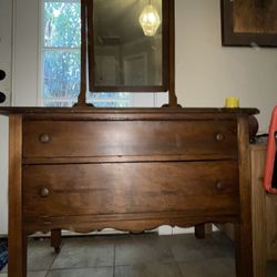 1890’s Antique Solid Wood Vanity From Mrs. Earl Rudder