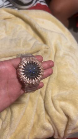 Real Moissanite G-Shock – Fully Flooded Custom Watch – VVS D Color
