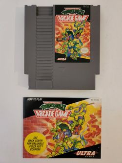 Teenage Mutant Ninja Turtles II The Arcade Game (Nintendo NES)