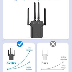 new WiFi to Ethernet Adapter Wireless Bridge - AC1200 5G/2.4G Dual Band Wireless Ethernet Adapter LAN Rj45 Port Convert Wired Device to WiFi to Wired 