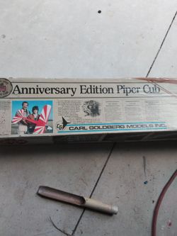 Anniversary edition Piper Cub. RC plane kit