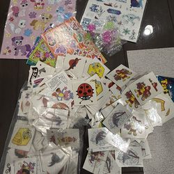 Kids tattoos and stickers