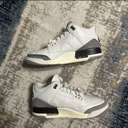 Jordan 3 White Cement 