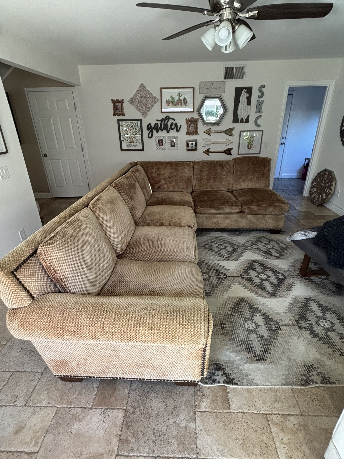 Burton James Large Sectional Sofa