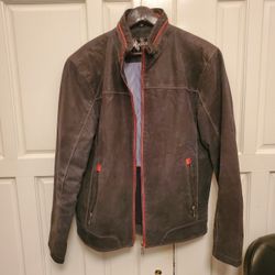FLAVOR men's leather jacket, size medium