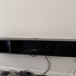 Black Floating Tv Stand 