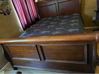 Queen Bed Frame (mattress included)