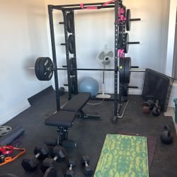 Weight Rack With Weights