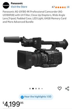 Panasonic Camera And Sony Lavalier Mics